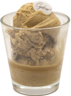 Sorbetto artigianale realizzato con polvere di liquirizia di Calabria DOP e BIO